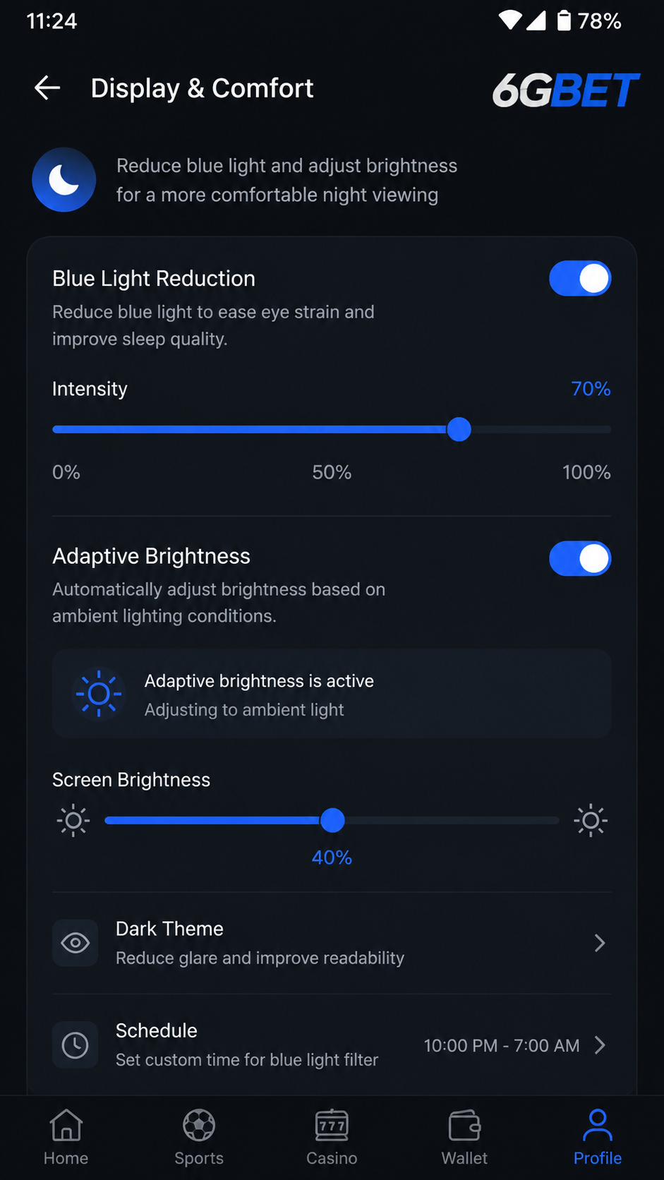 6gbet screenshot