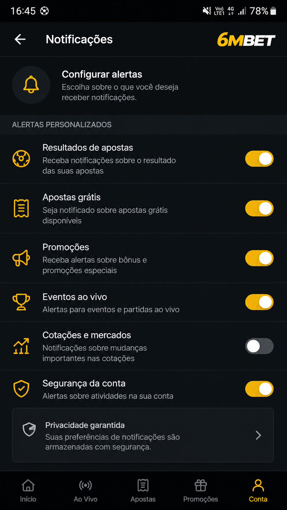 6mbet screenshot