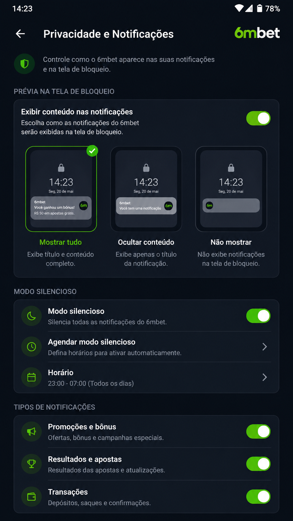 6mbet screenshot