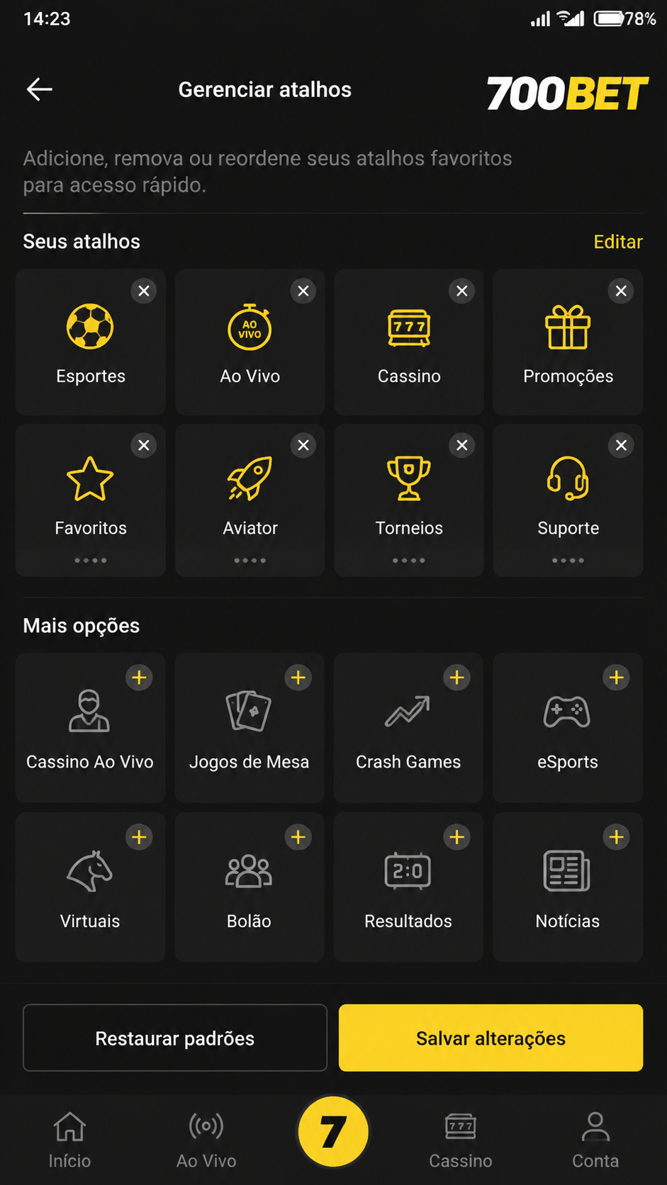 700bet screenshot