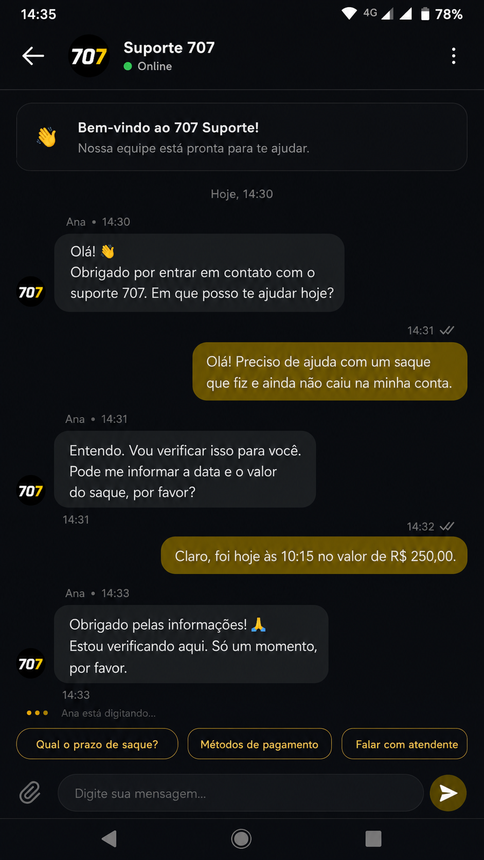 707 screenshot