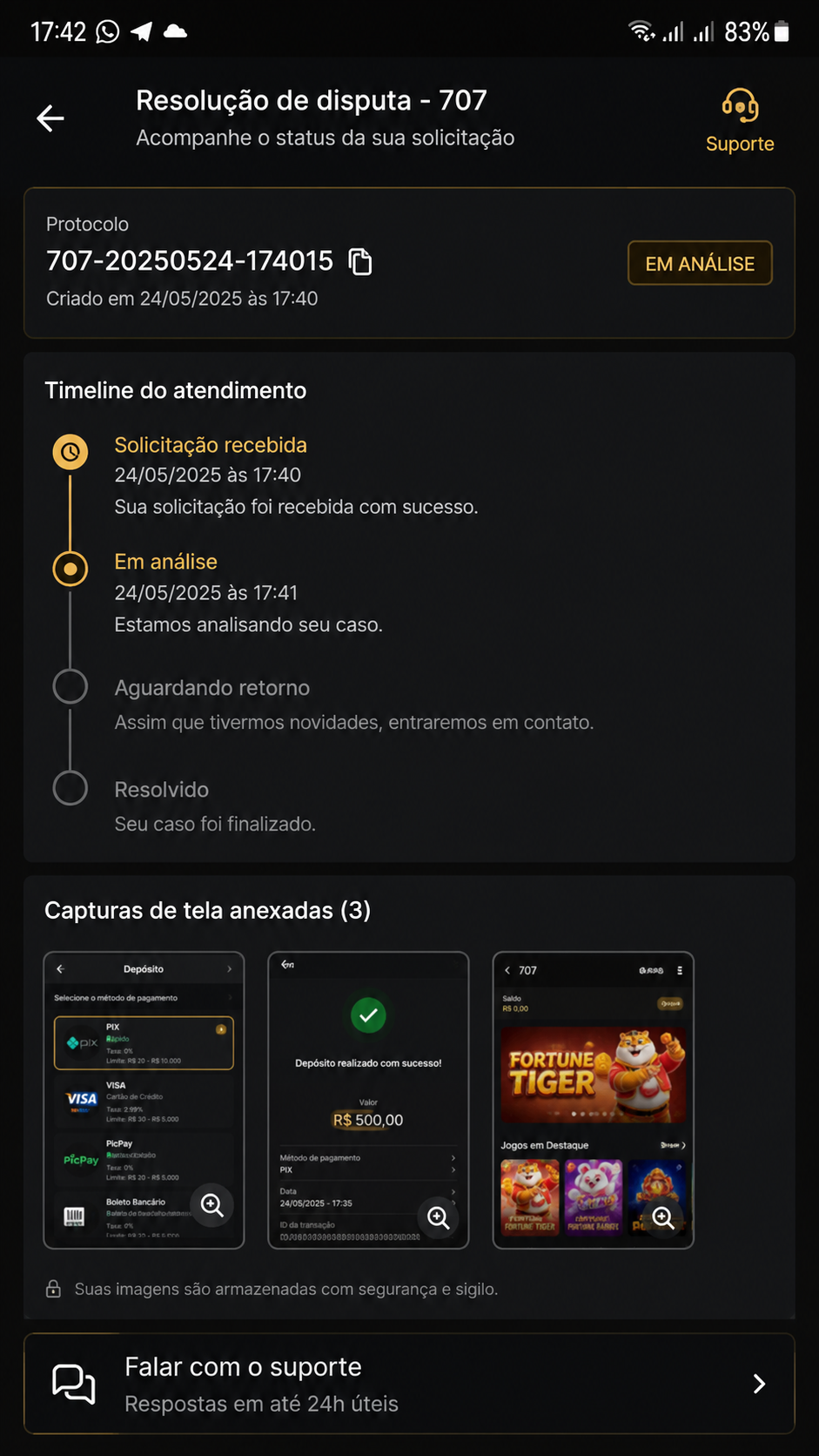 707 screenshot