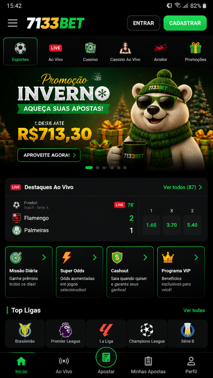 7133bet screenshot