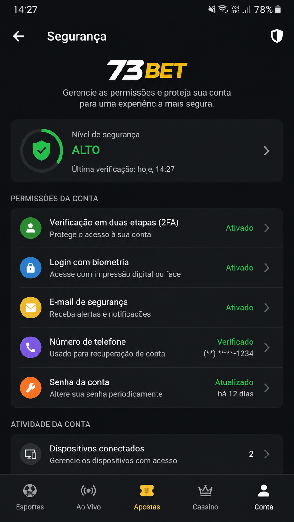 73bet screenshot