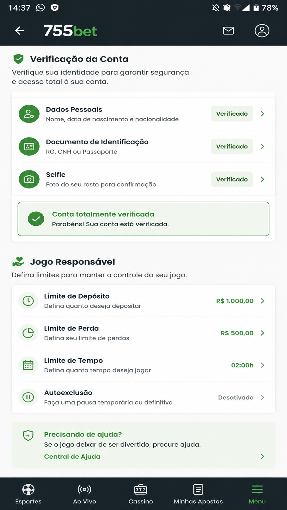 755bet screenshot
