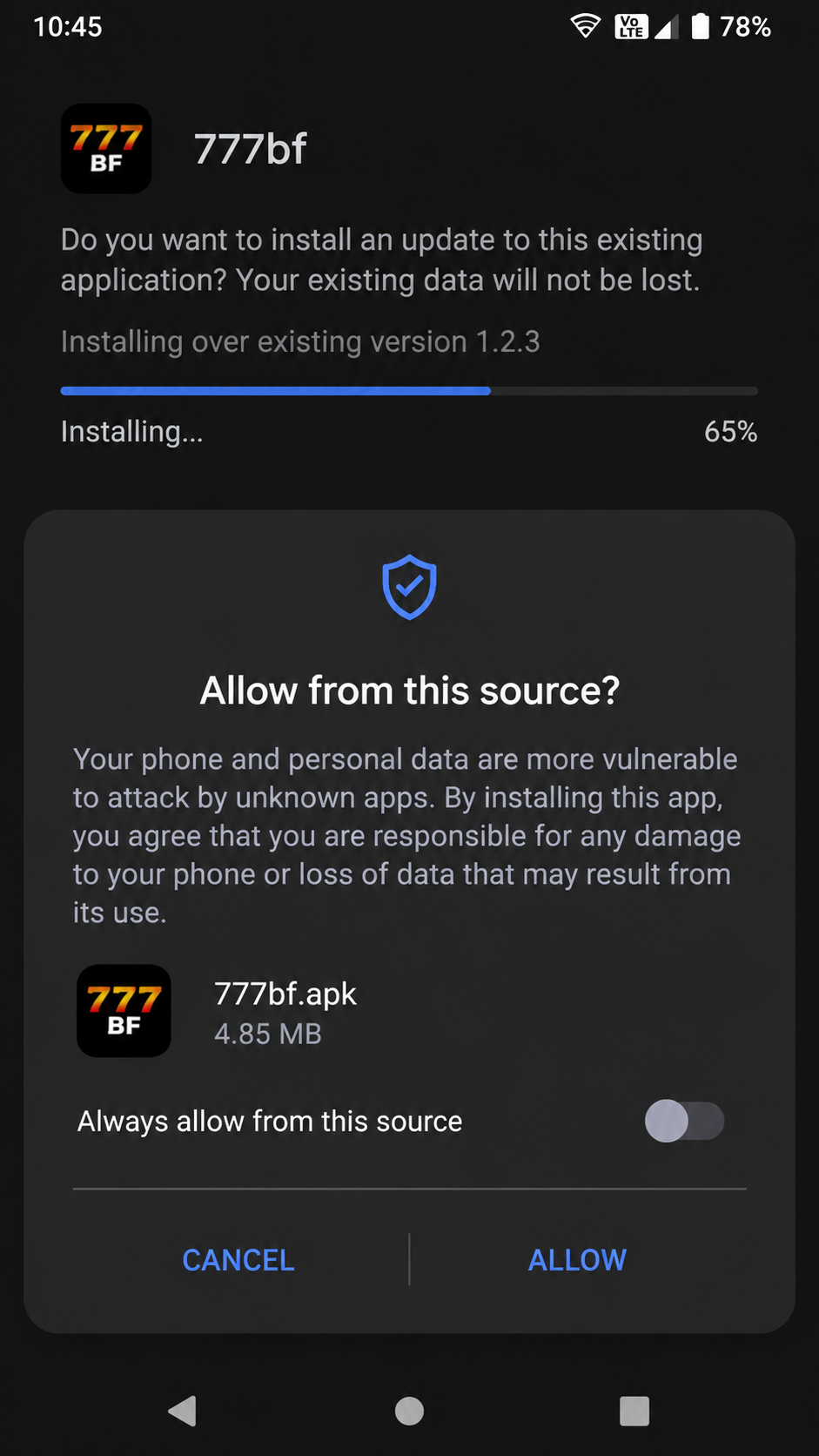 777bf screenshot