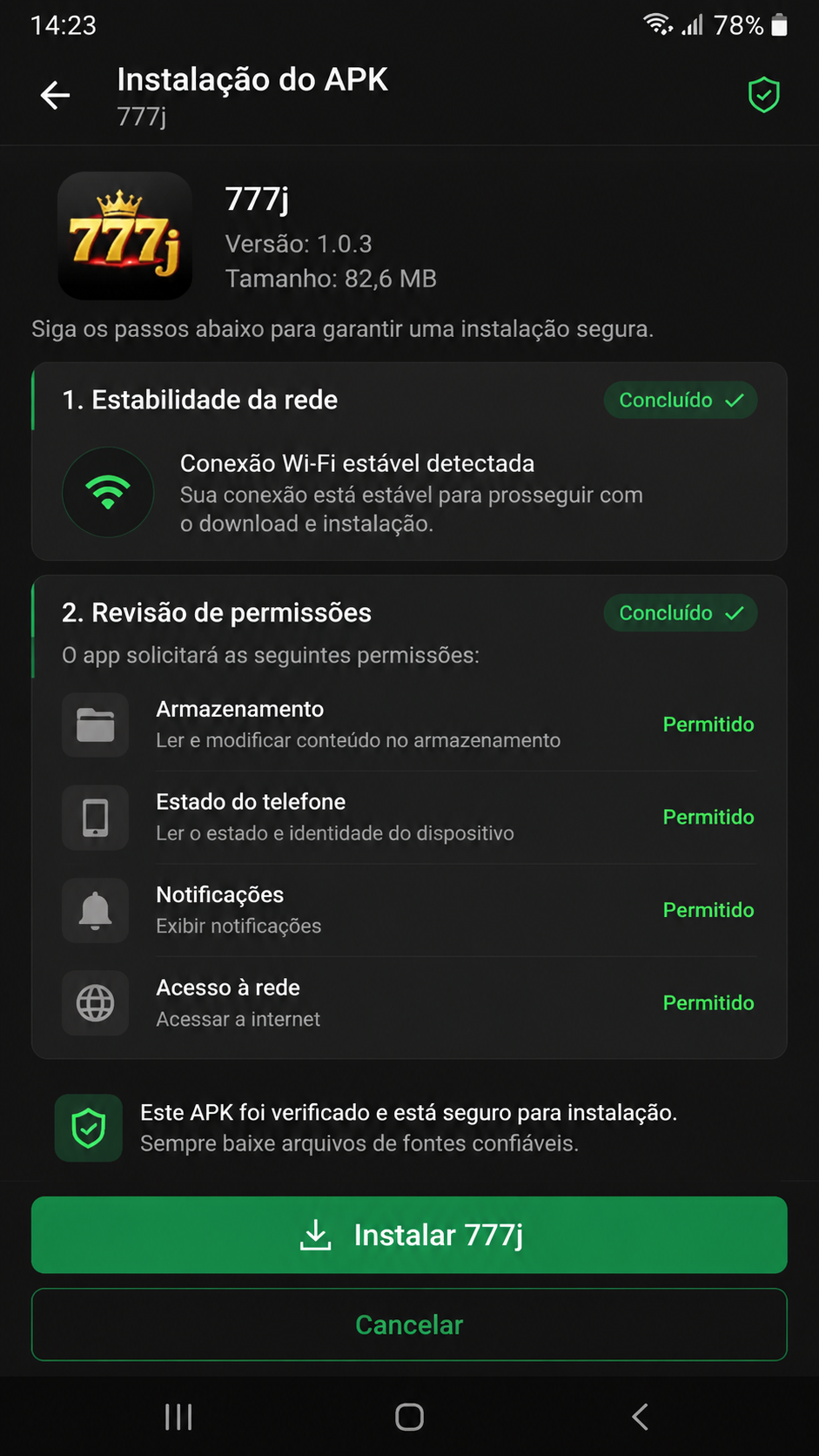 777j screenshot