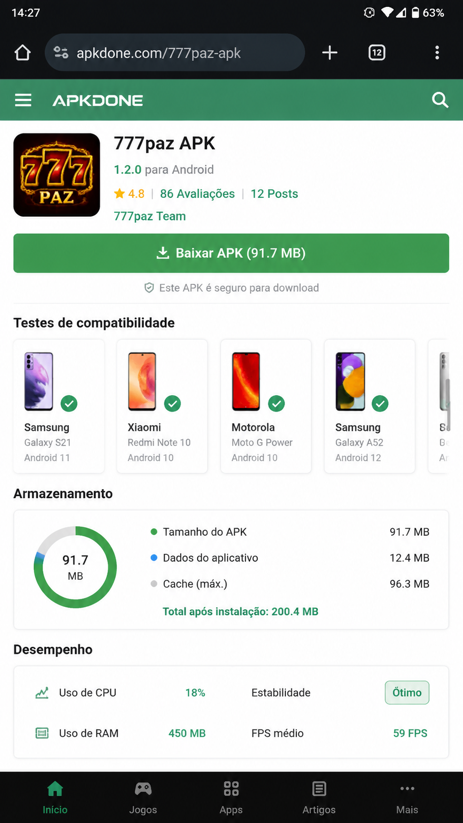777paz screenshot