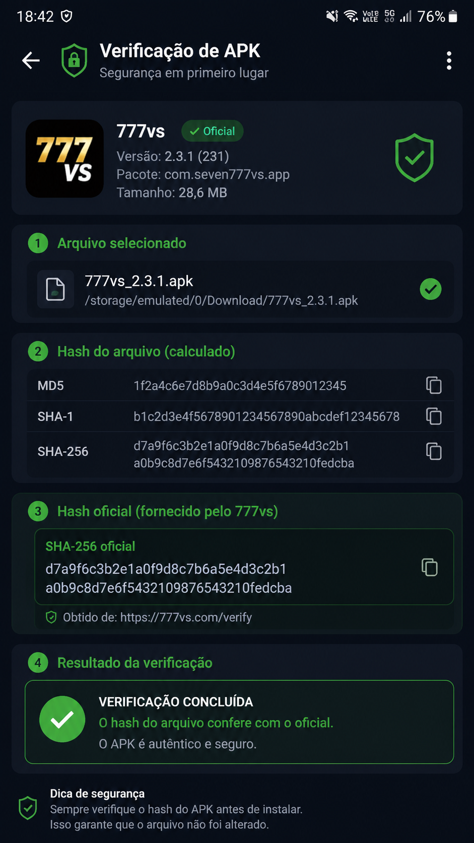 777vs screenshot
