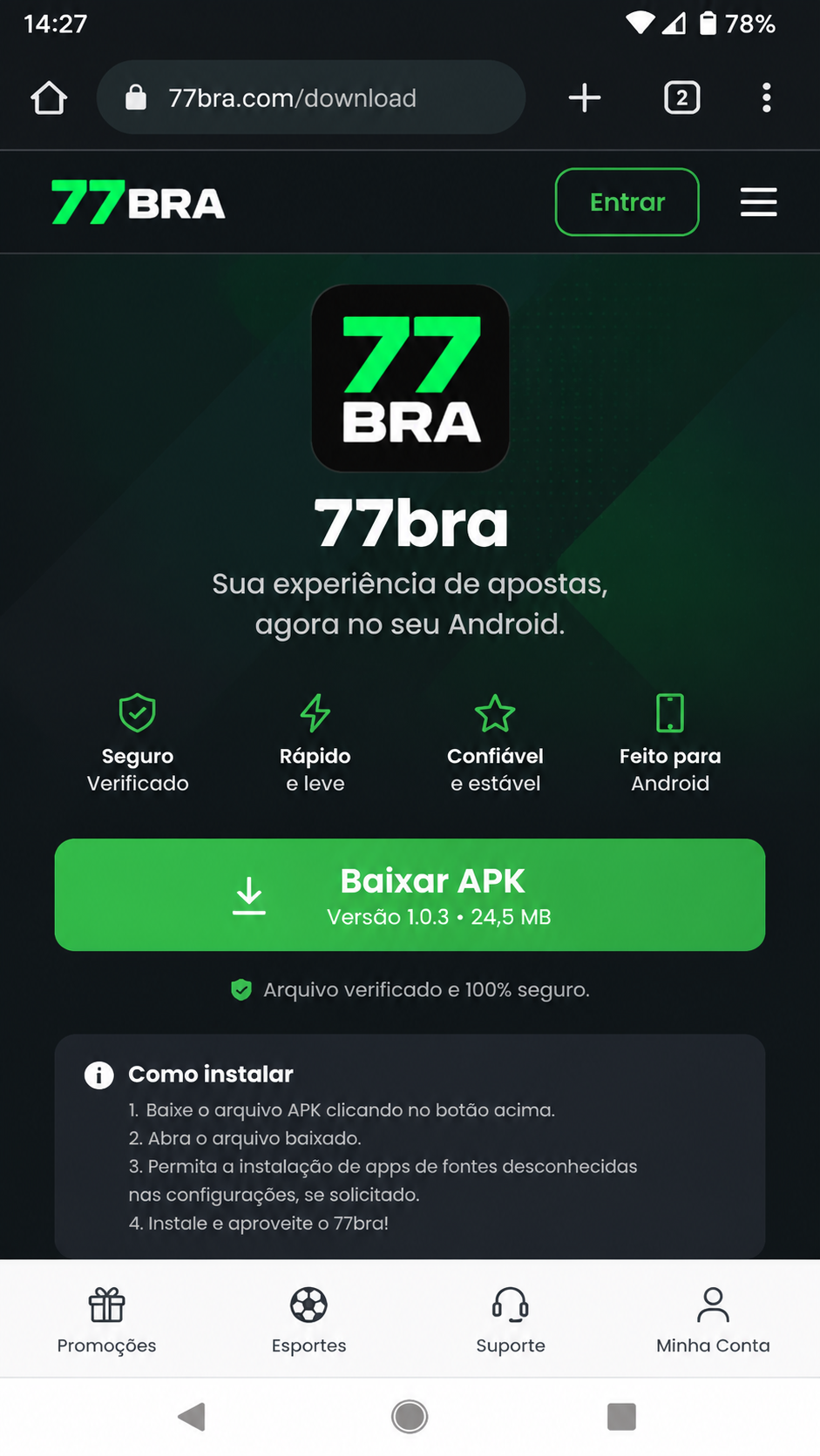 77bra screenshot