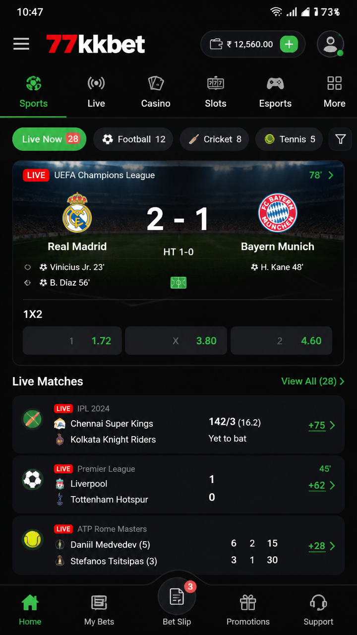 77kkbet screenshot