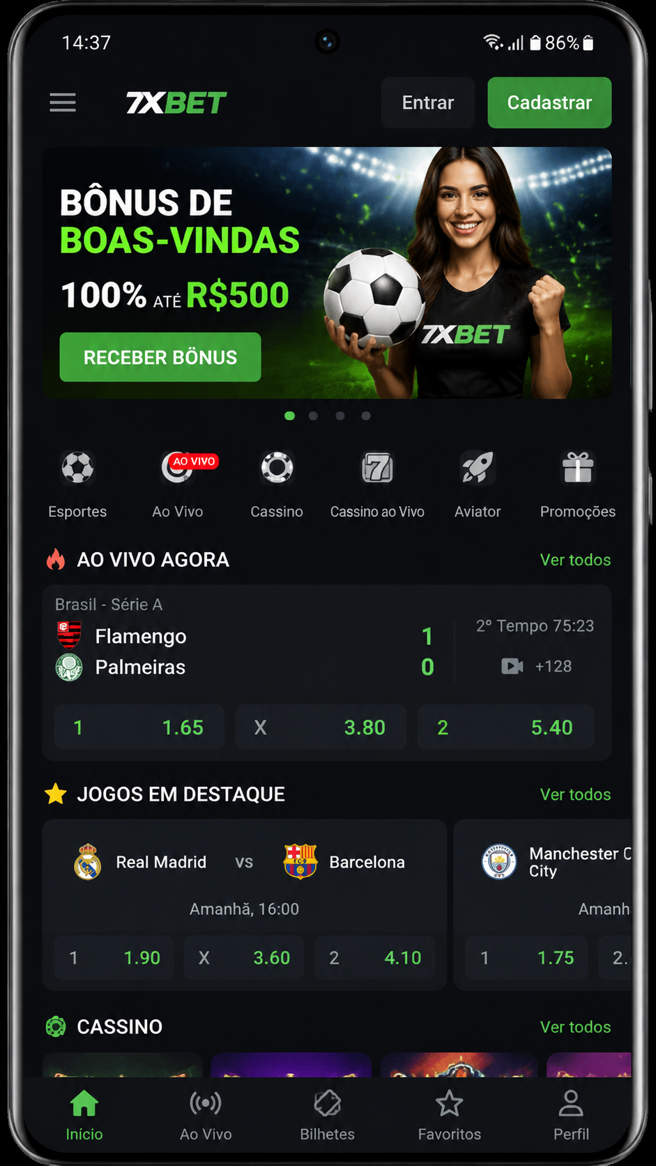 7xbet screenshot