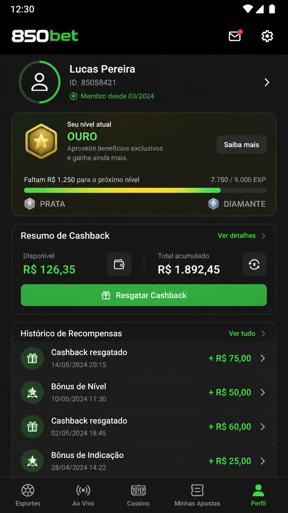850bet screenshot