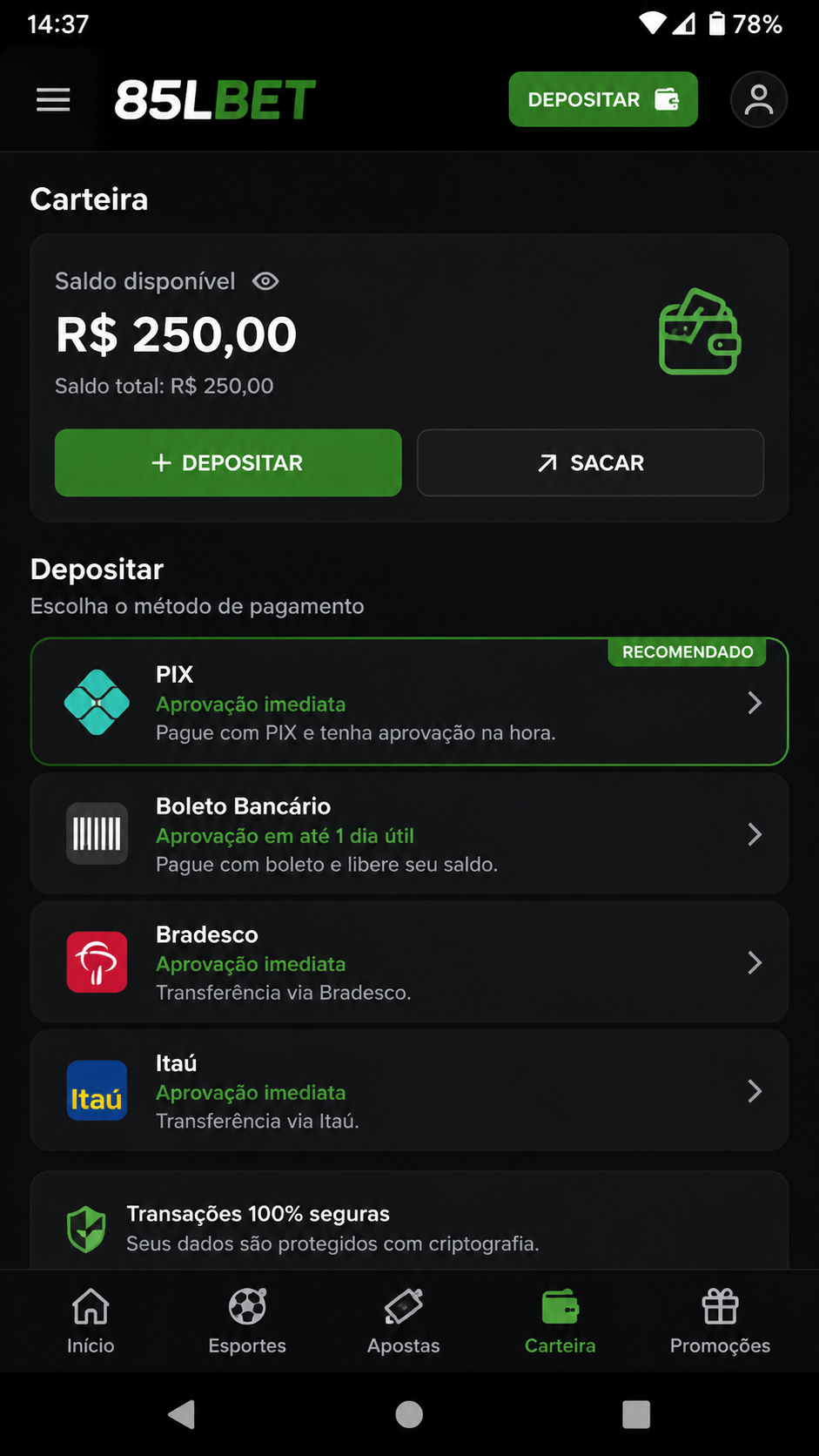 85lbet screenshot