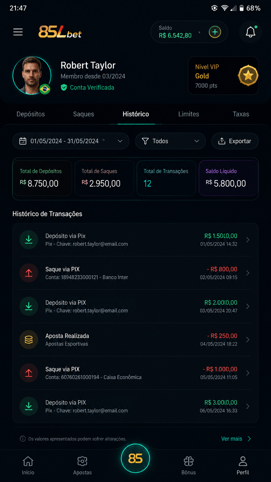 85lbet screenshot