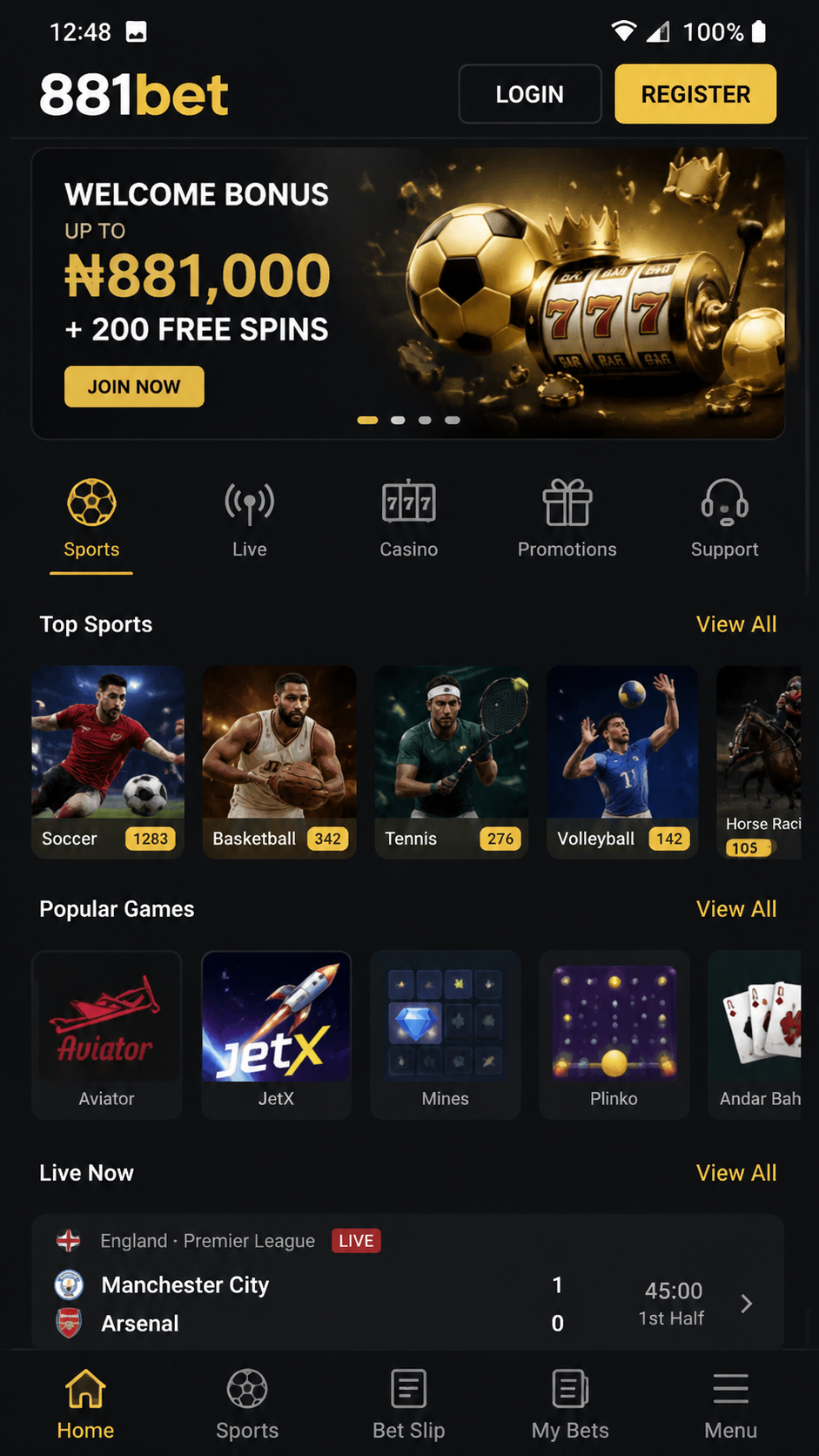 881bet screenshot