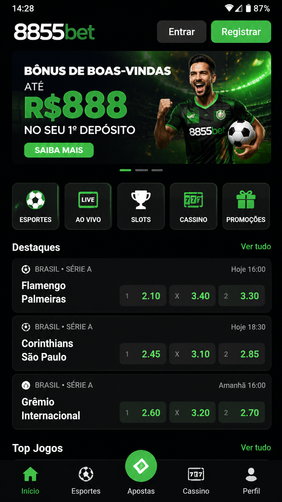 8855bet screenshot