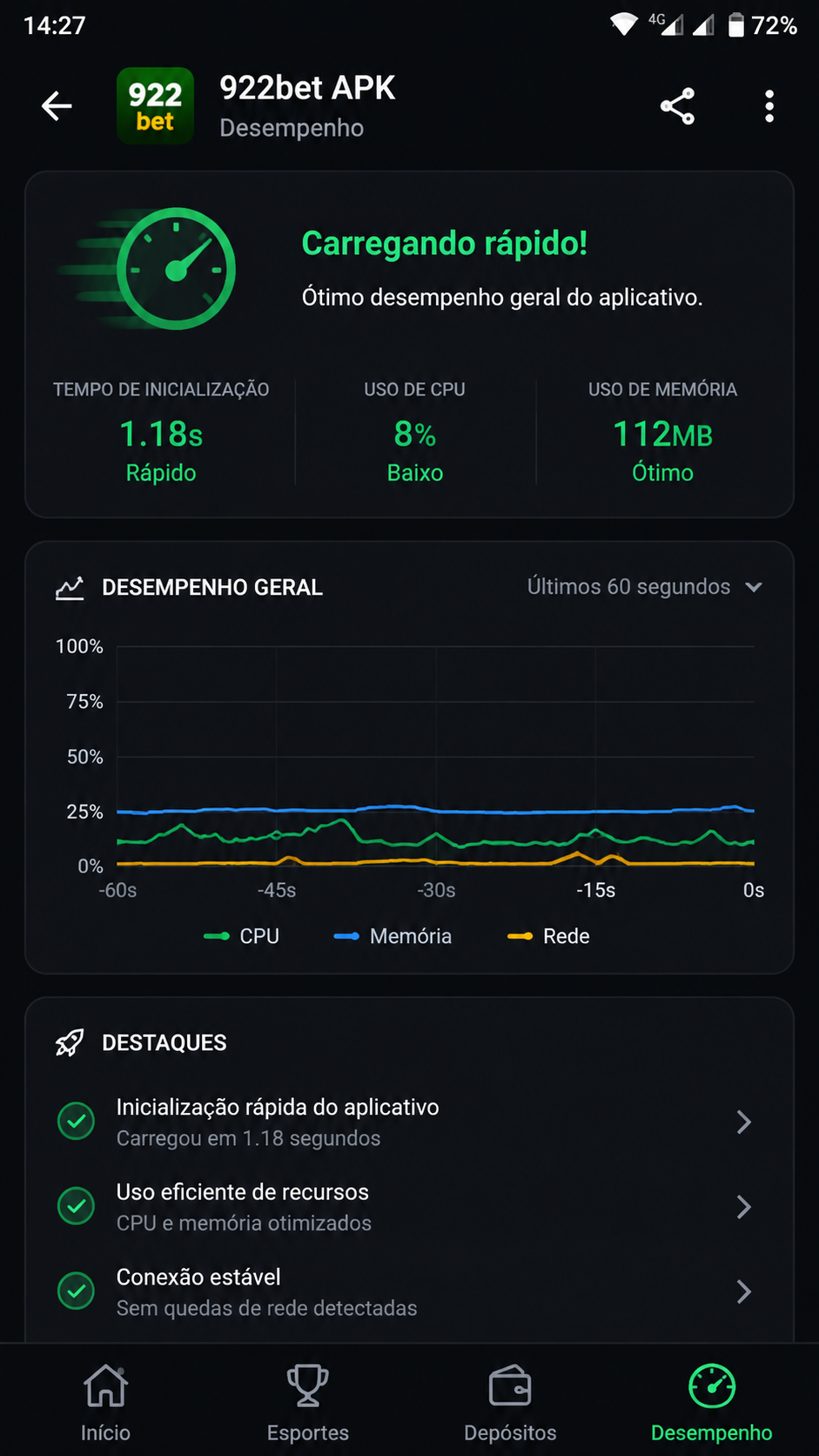 922bet screenshot