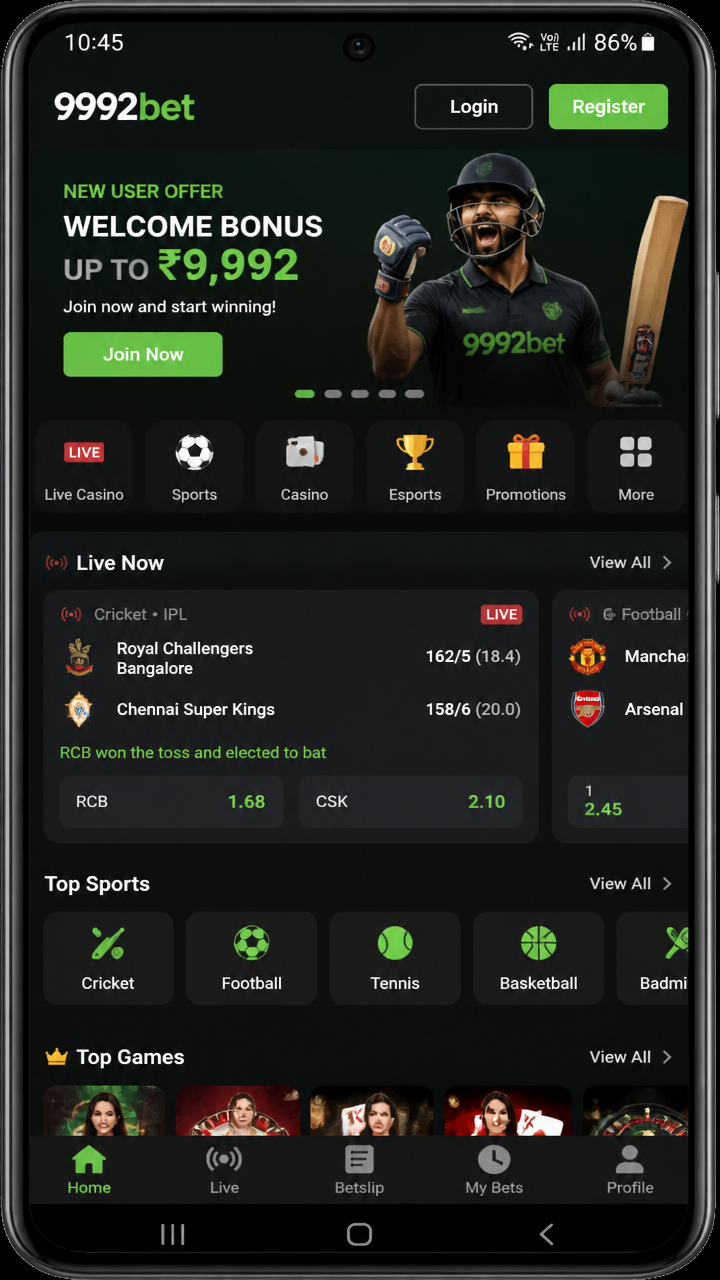 9992bet screenshot
