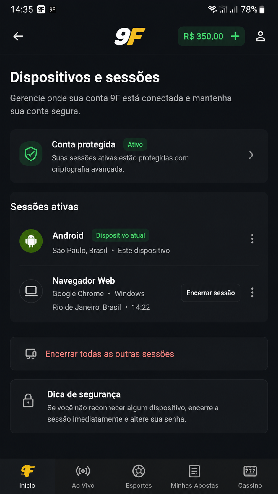 9f screenshot