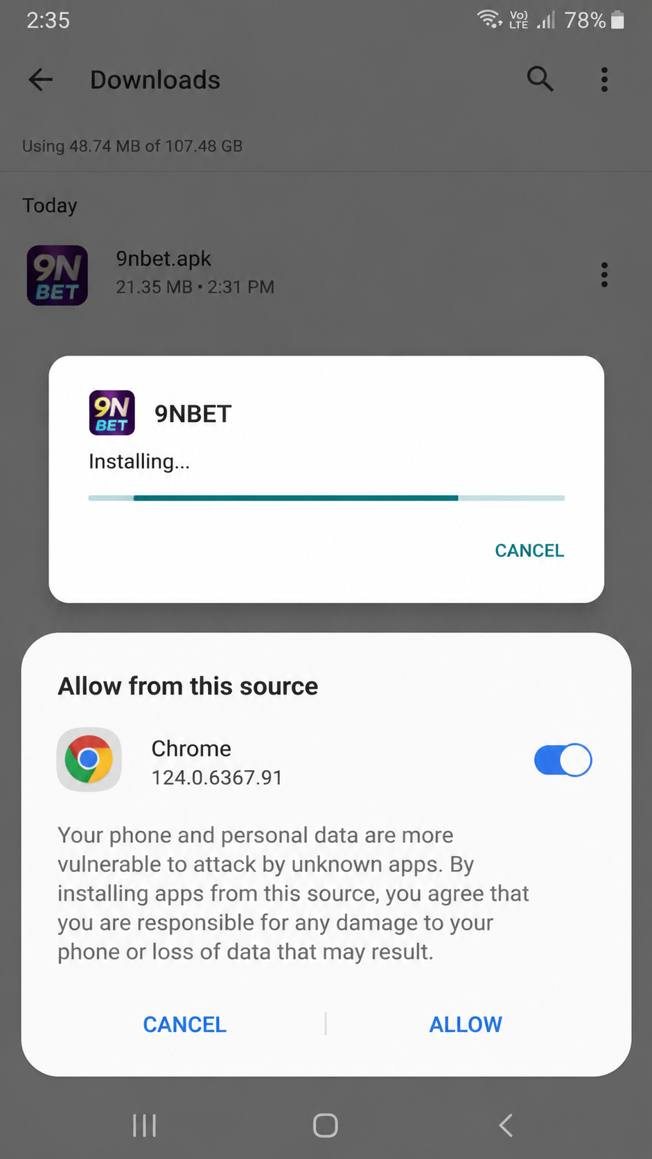 9nbet screenshot