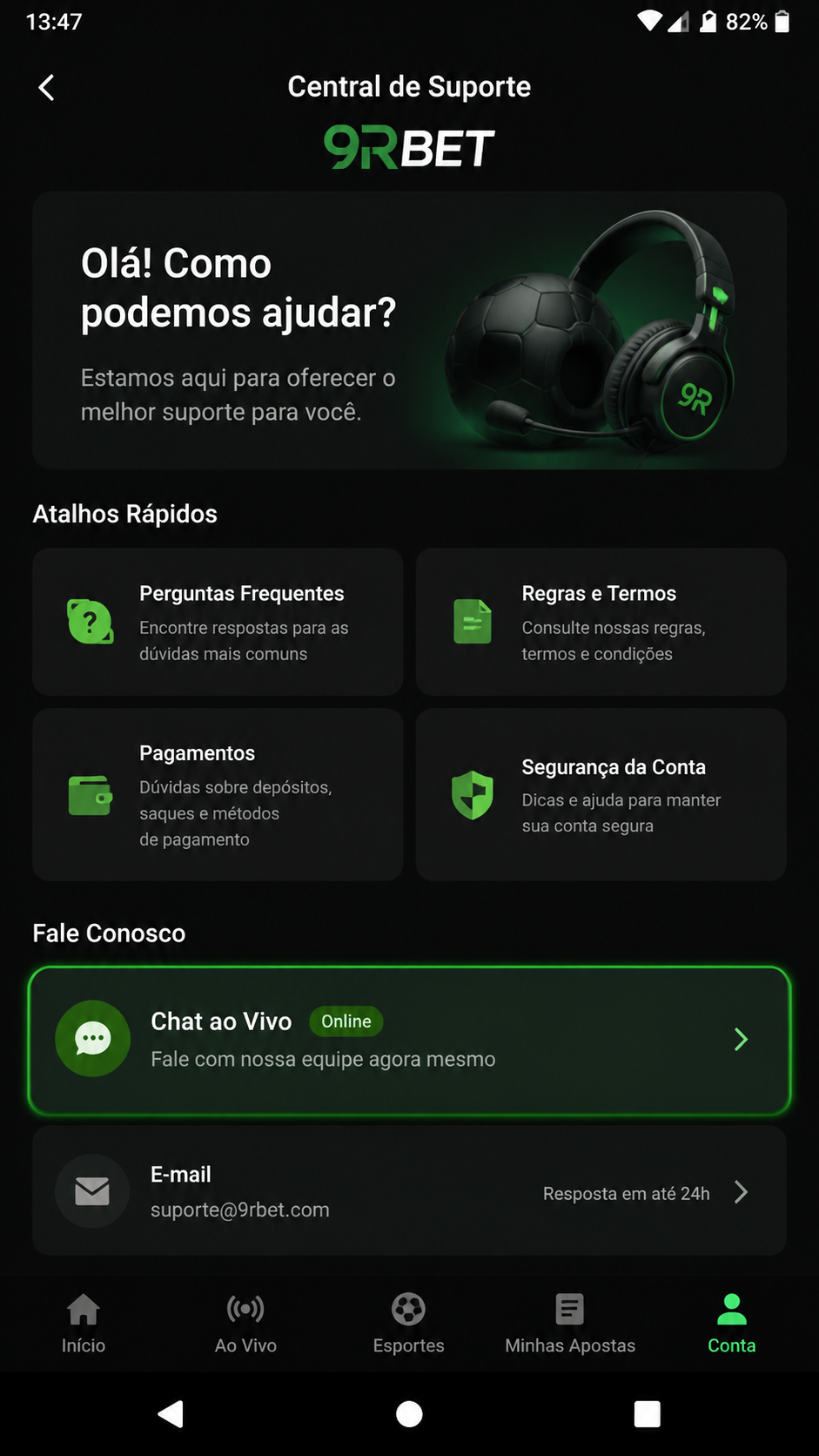 9rbet screenshot