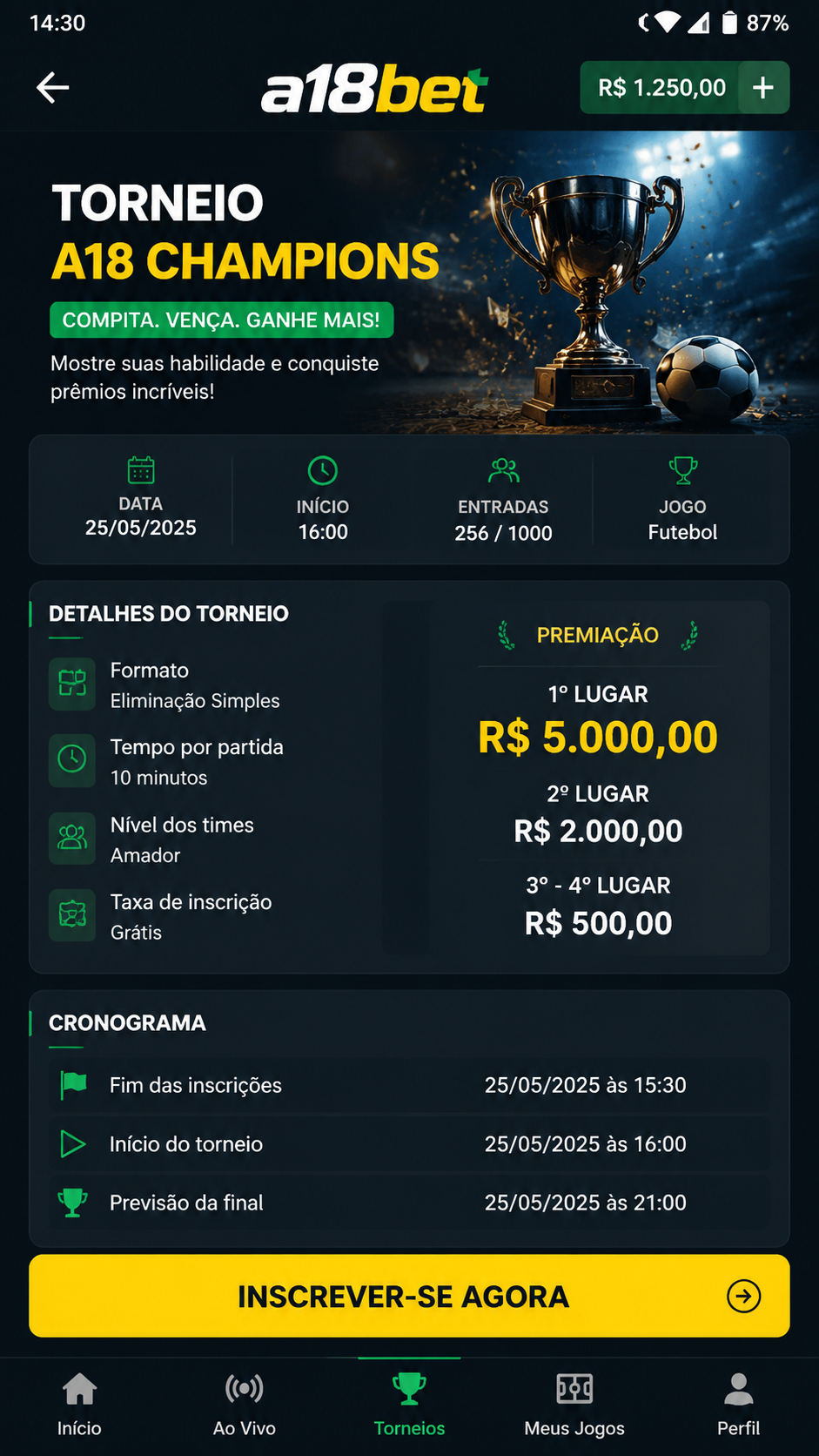 a18bet screenshot
