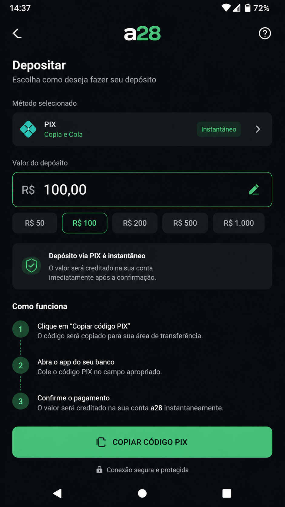a28 screenshot