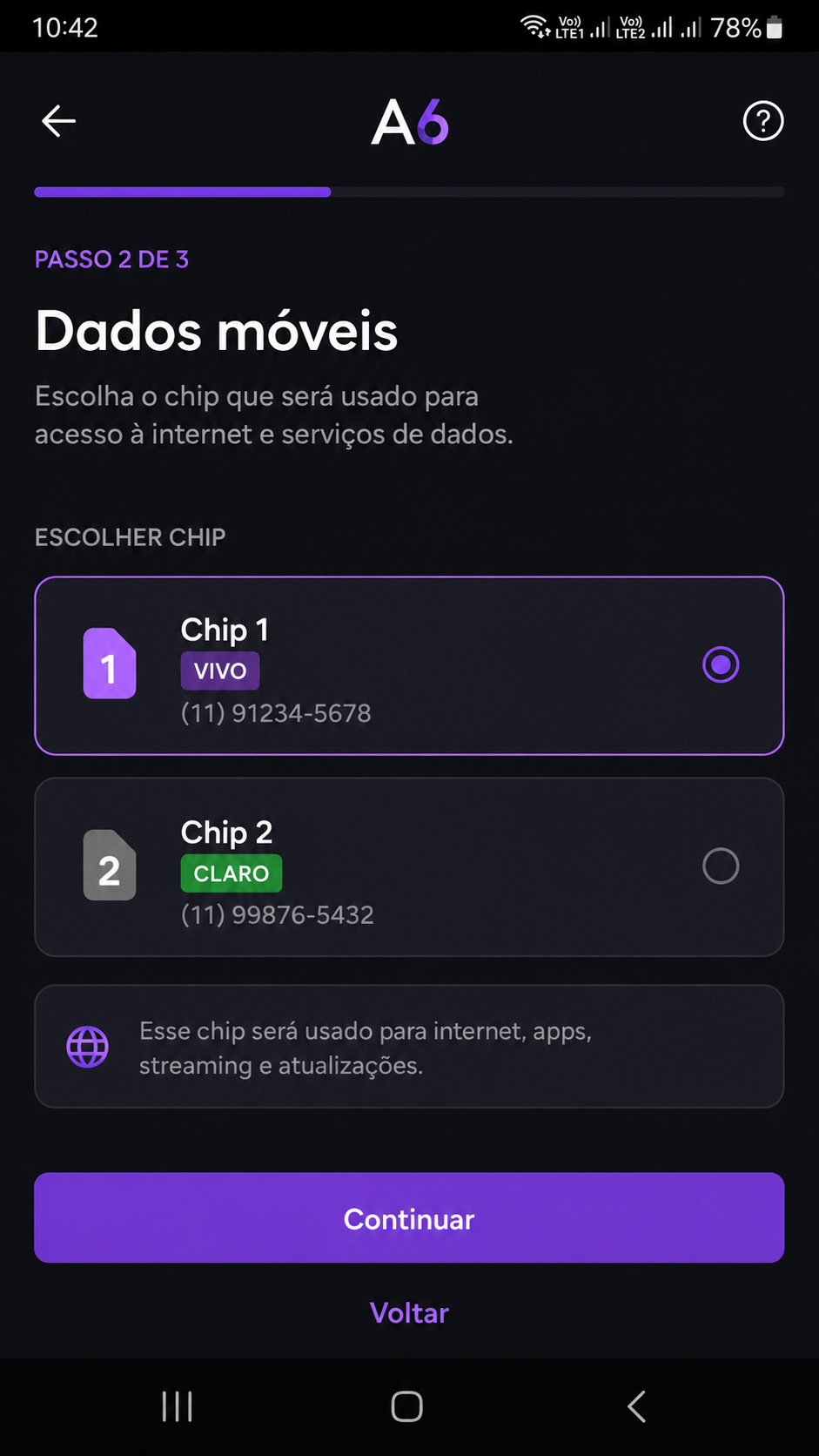 a6 screenshot