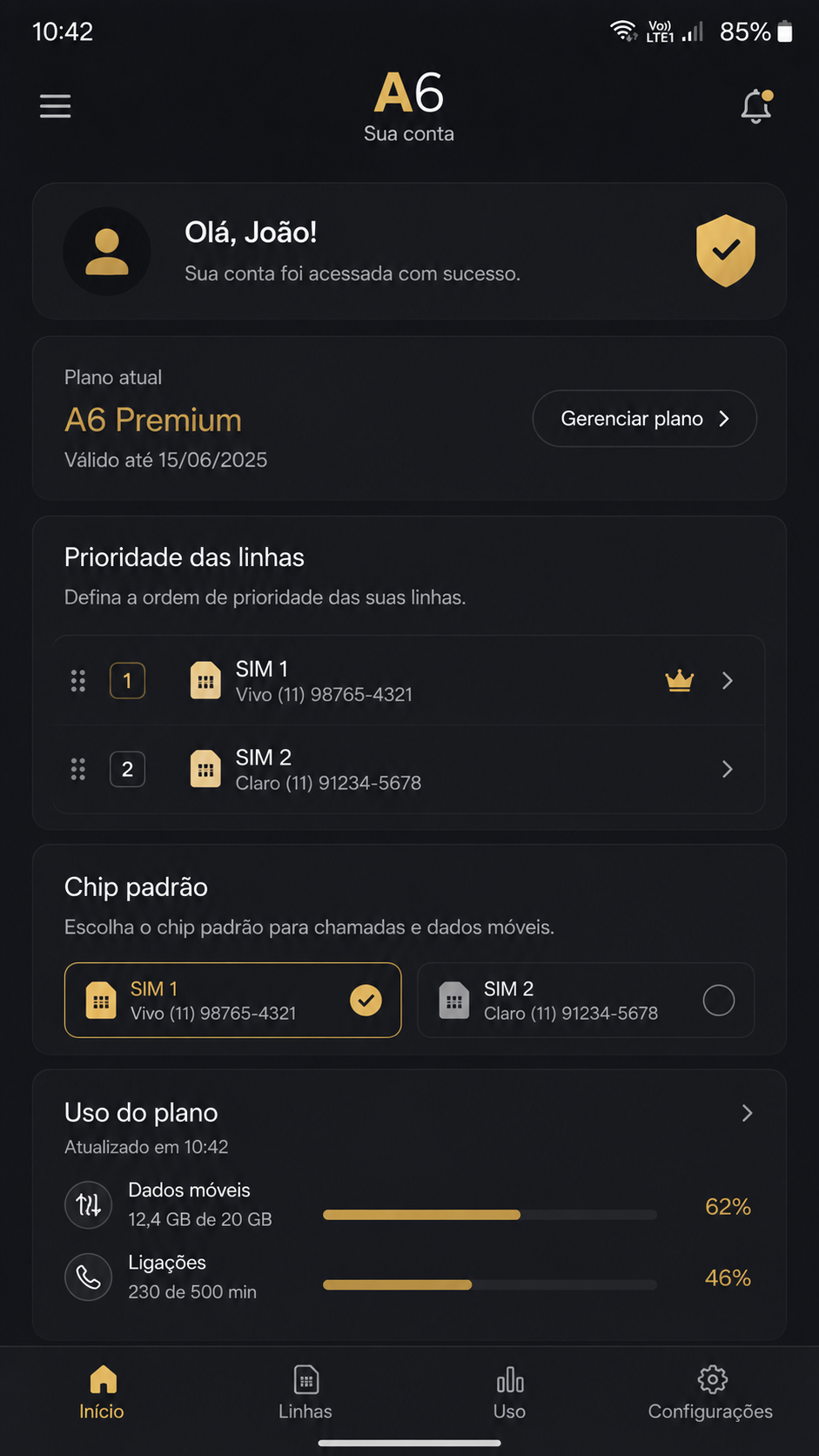 a6 screenshot