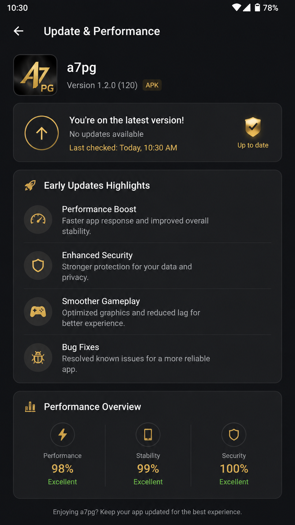 a7pg screenshot