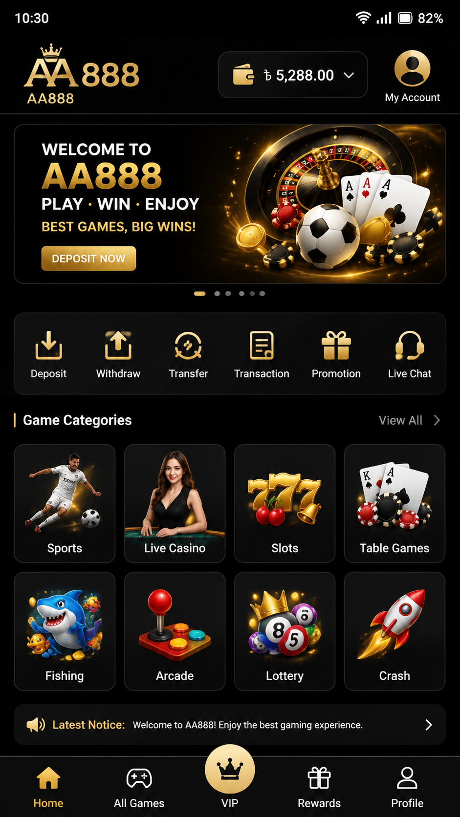 aa888 screenshot