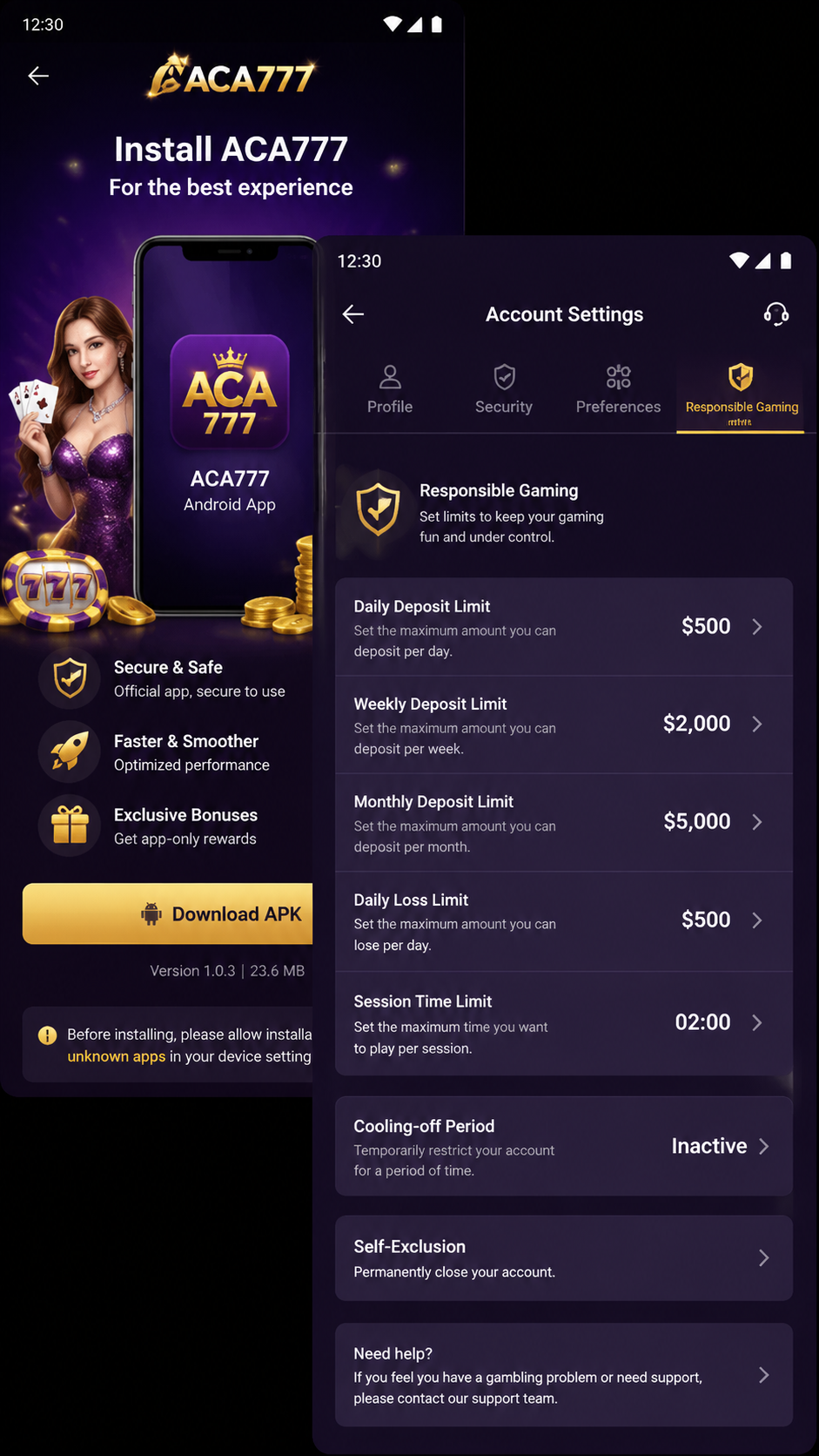 aca777 screenshot