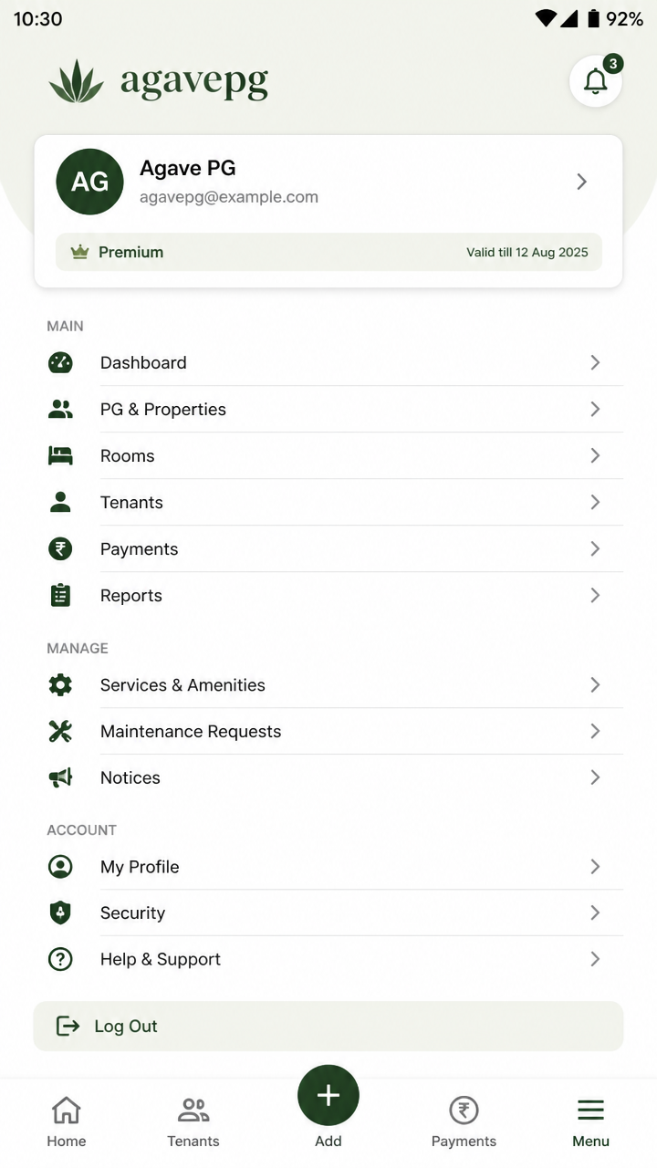agavepg screenshot