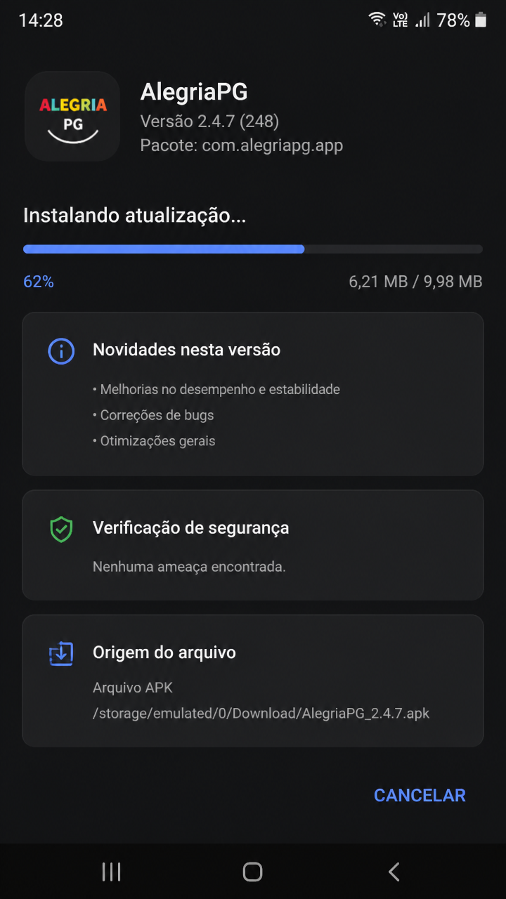 AlegriaPG screenshot