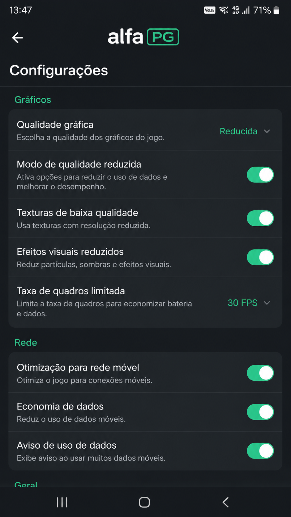 alfapg screenshot