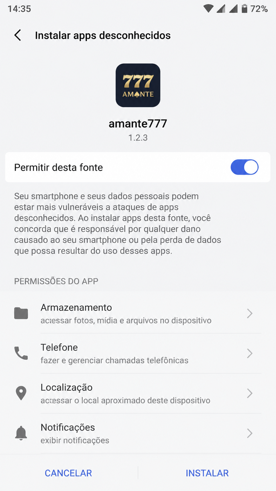 amante777 screenshot