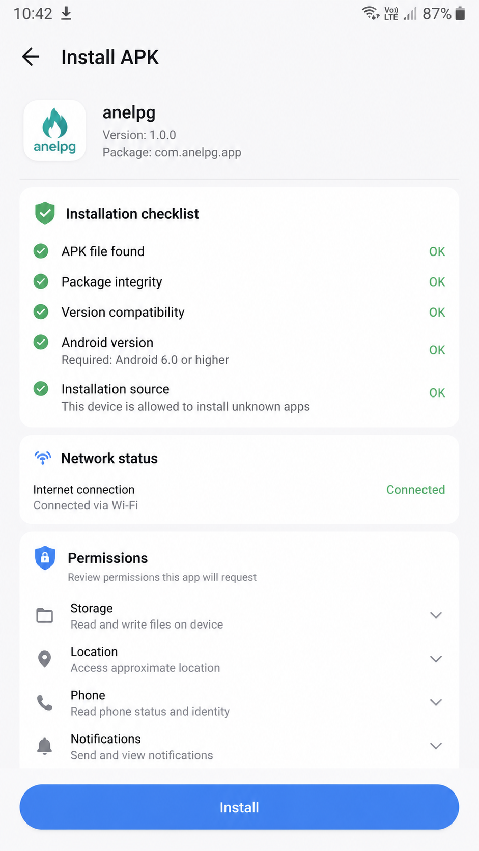 anelpg screenshot