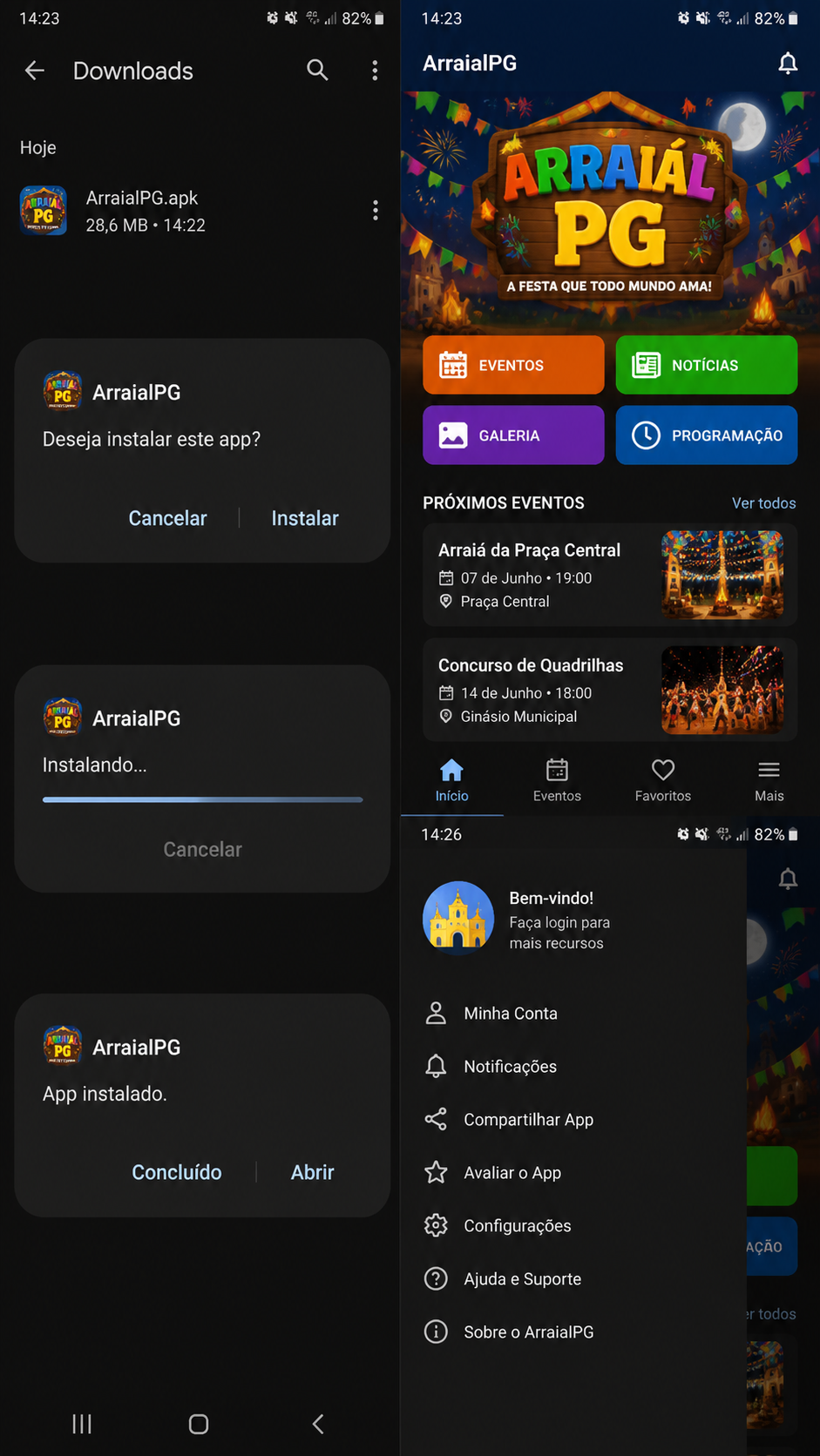 ArraialPG screenshot