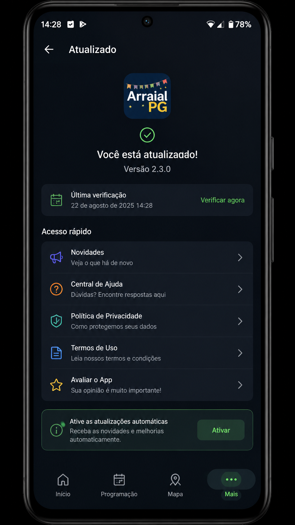 ArraialPG screenshot