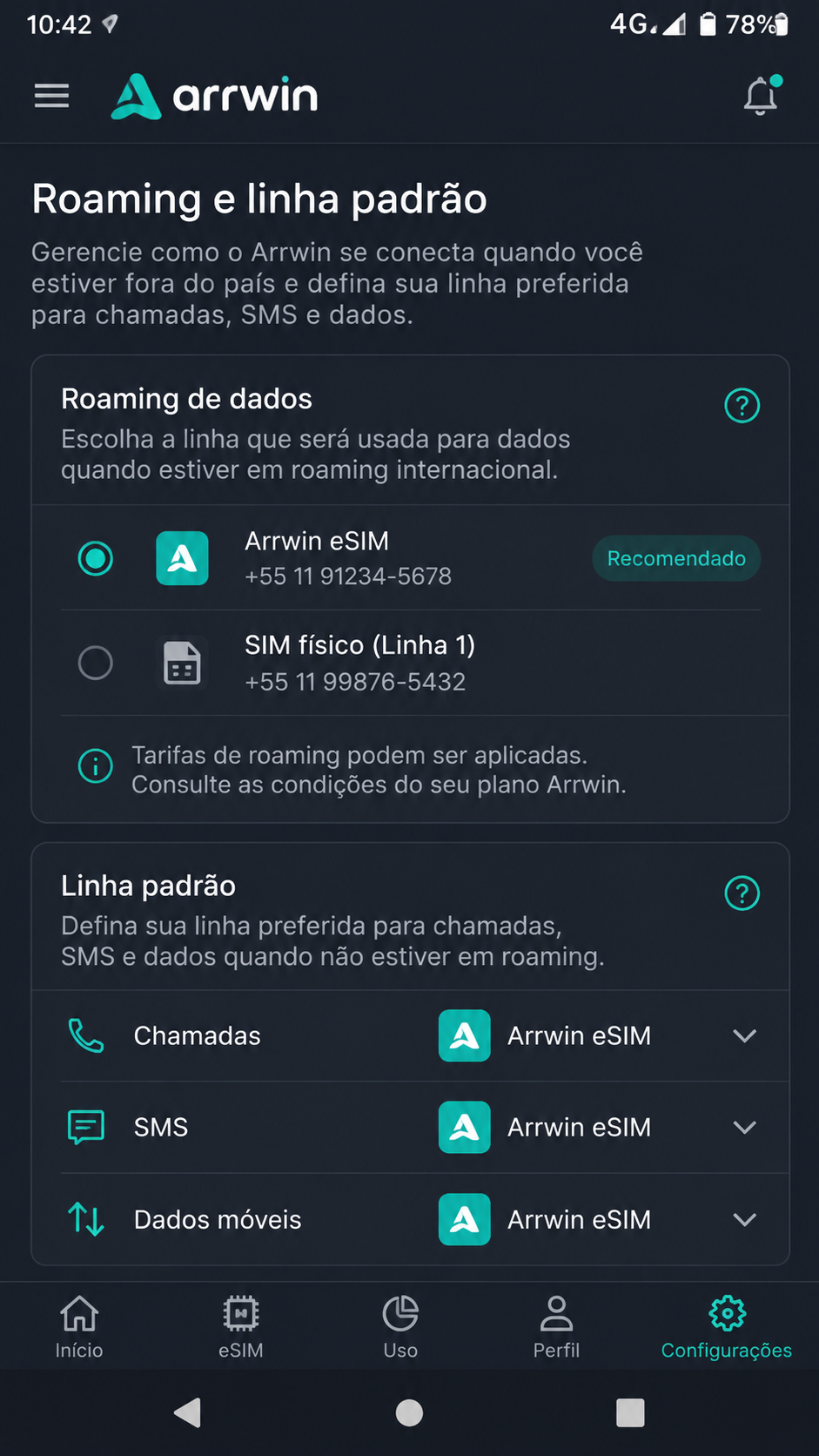 Arrwin screenshot
