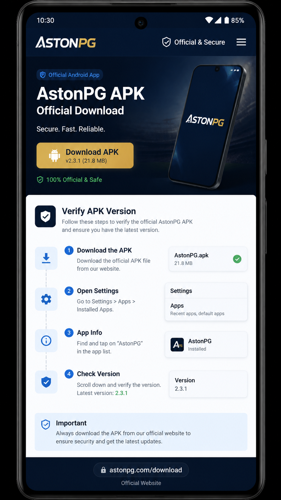 astonpg screenshot