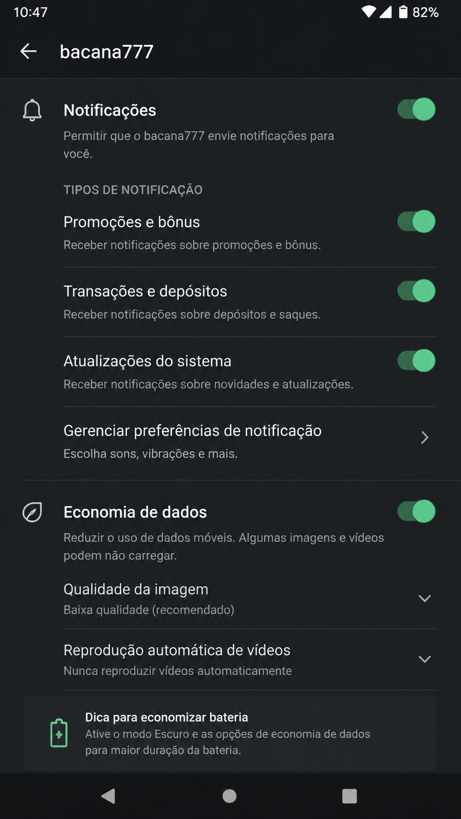 bacana777 screenshot