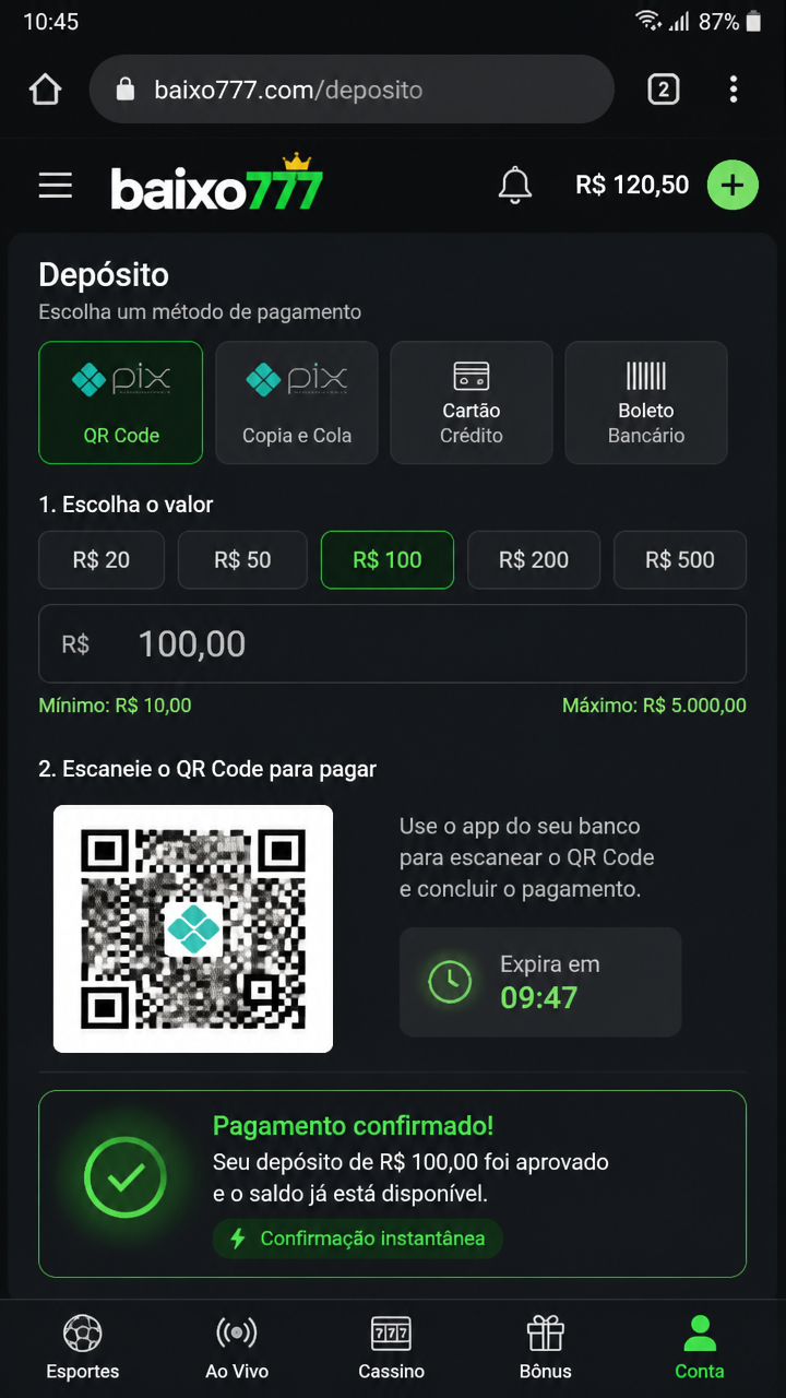 baixo777 screenshot