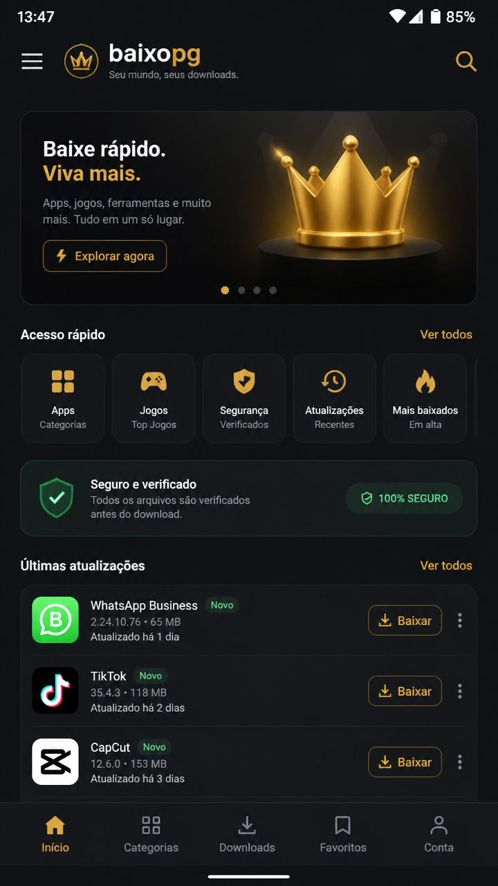 baixopg screenshot