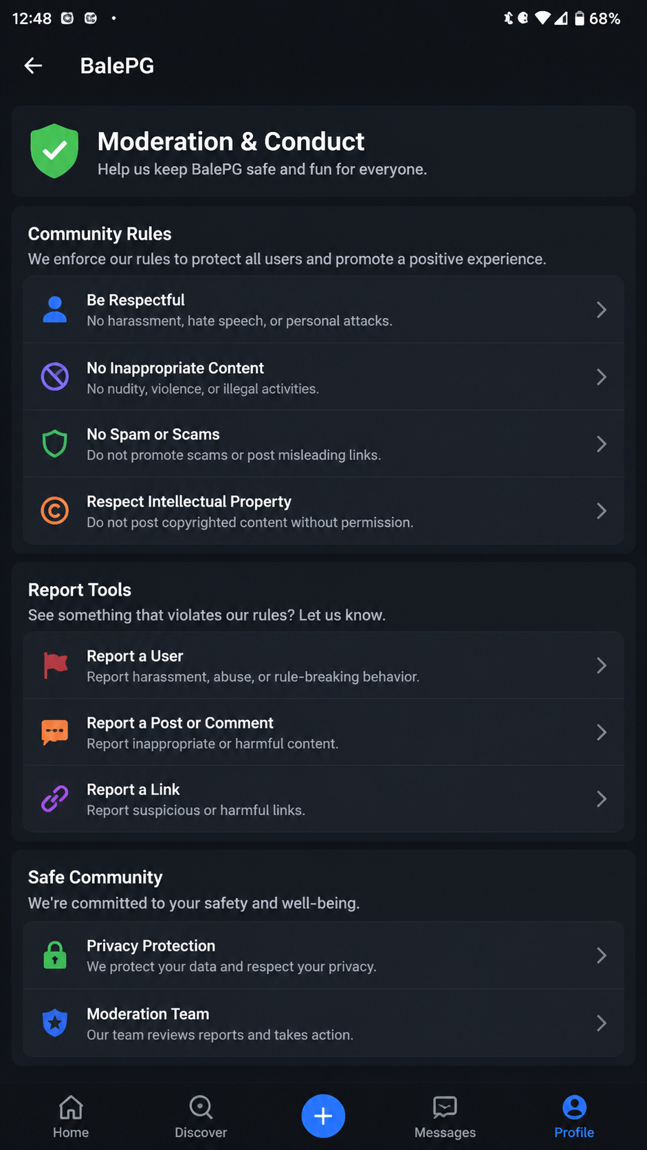 balepg screenshot