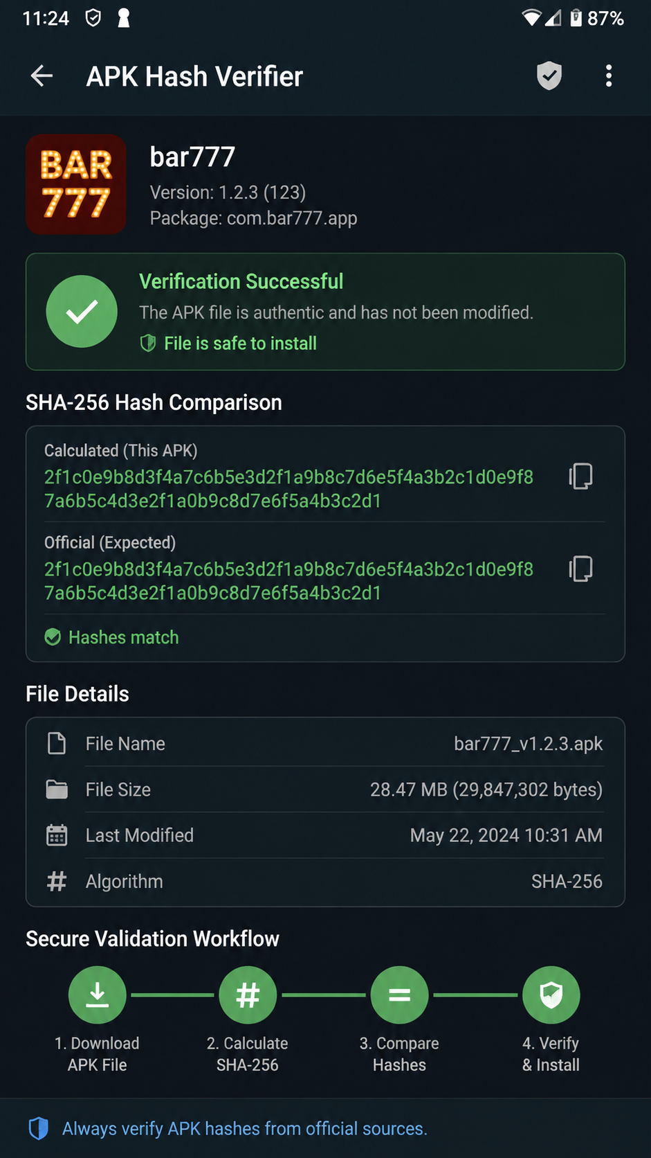 bar777 screenshot