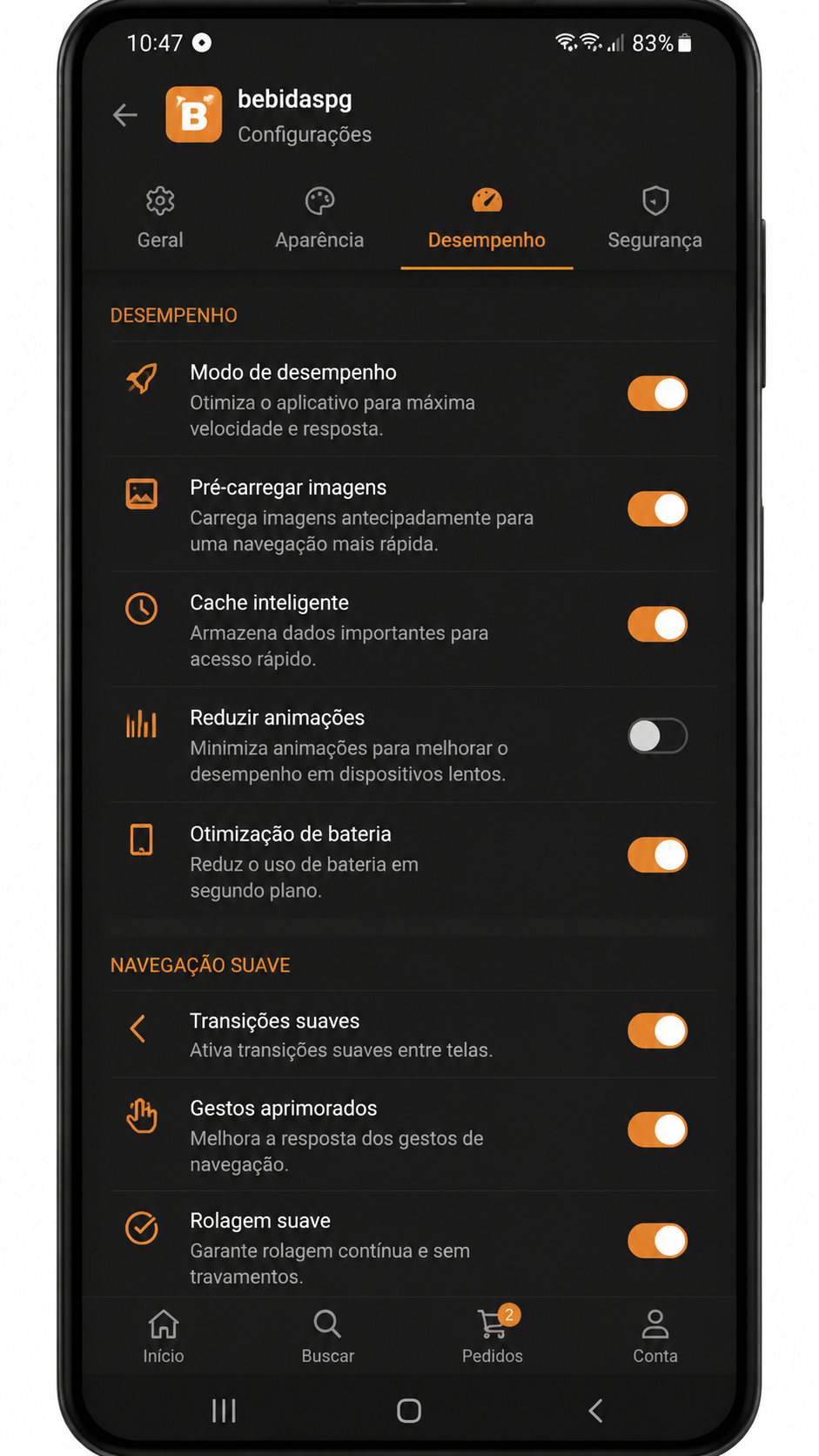 bebidaspg screenshot