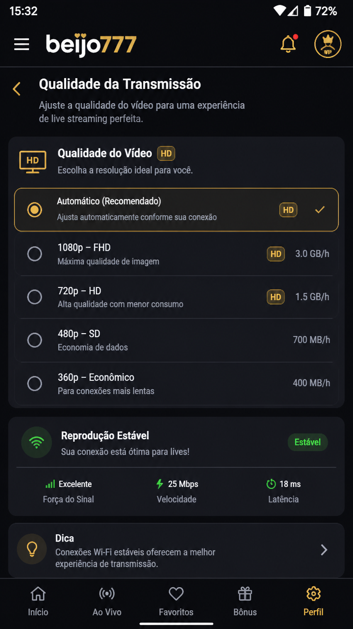 beijo777 screenshot