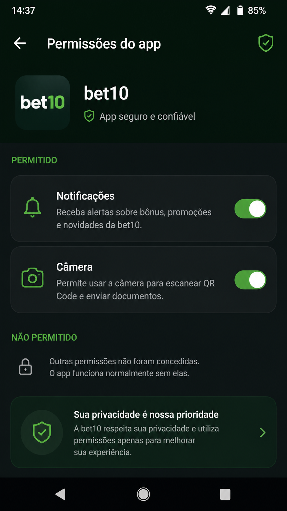 bet10 screenshot